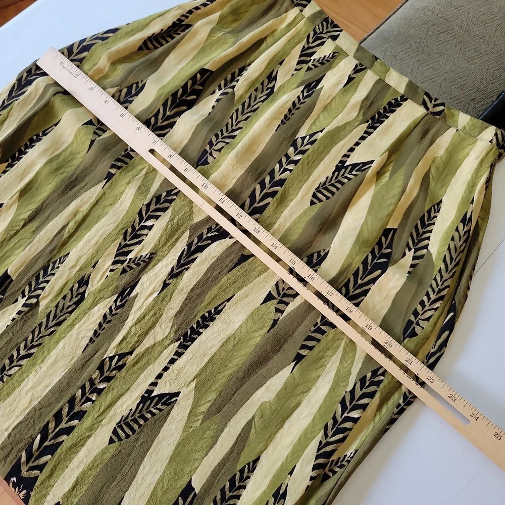 California Krush Midi Straight Skirt Large Zebra Print Pull On Boho Maximalist